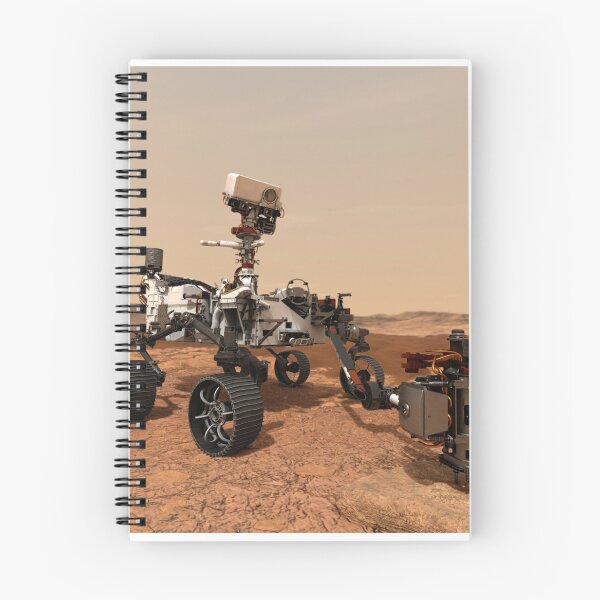 Item preview, STK204843S-The Perseverance rover using its drill to core a rock sample on Mars. designed and sold by StocktrekImages.