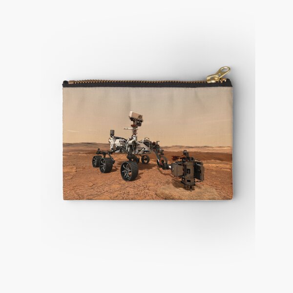 Item preview, STK204843S-The Perseverance rover using its drill to core a rock sample on Mars. designed and sold by StocktrekImages.