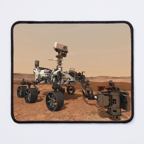 Item preview, STK204843S-The Perseverance rover using its drill to core a rock sample on Mars. designed and sold by StocktrekImages.