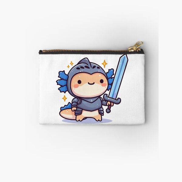Item preview, Cute Knight Axolotl designed and sold by QuickSticker.