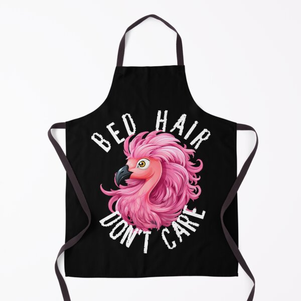 Item preview, Bed Hair Don't Care - Pink Flamingo (White Lettering) designed and sold by VelvetRoom.
