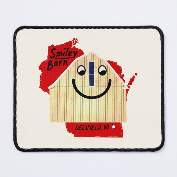 Item preview, Smiley Barn, Delafield WI  designed and sold by MKE Rhine Maiden  •  Grumble Services, LLC..