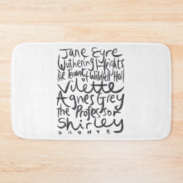 Item preview, Bronte Sisters Novels Calligraphy Typography designed and sold by louweasely.