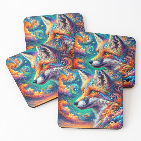 Item preview, Dreaming Fox: Van Gogh Inspired designed and sold by fkdesignsshirts.