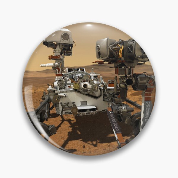 Item preview, STK204844S-The Perseverance rover operating on the surface of Mars. designed and sold by StocktrekImages.