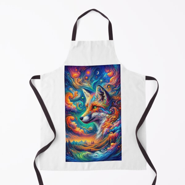 Item preview, Dreaming Fox: Van Gogh Inspired designed and sold by fkdesignsshirts.