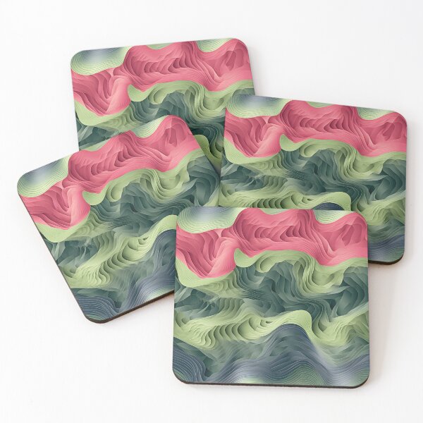 Item preview, Blossoming Wave Layers designed and sold by VectorPlace.