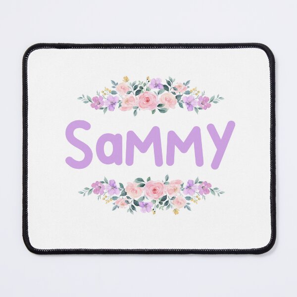 Item preview, Purple Flower Sammy Name Label designed and sold by NormadWorld.