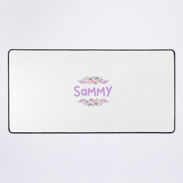 Item preview, Purple Flower Sammy Name Label designed and sold by NormadWorld.