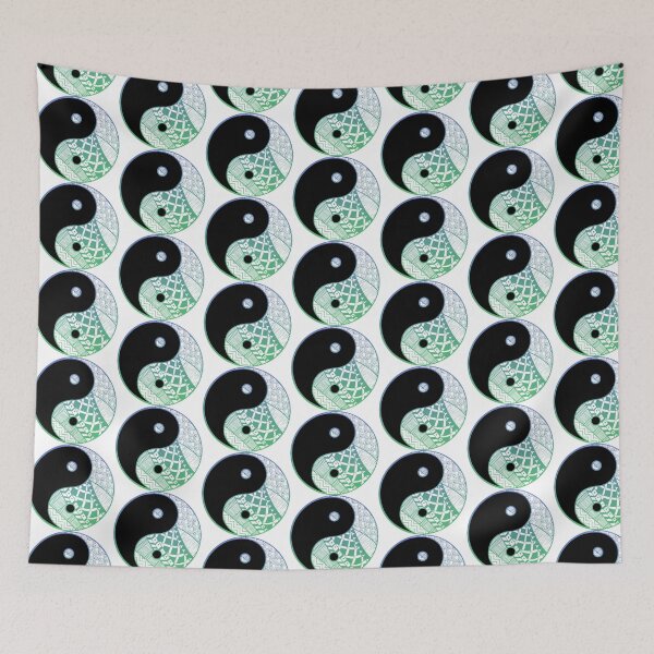 Artikelvorschau, Yin Yang weiß entworfen und verkauft von ShatteredScreen.