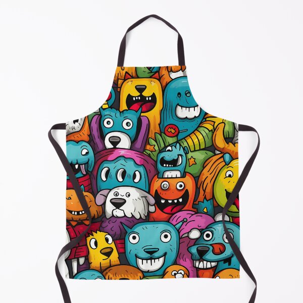 Item preview, Colorful Cartoon Dog Monsters designed and sold by HisoTorDesign.