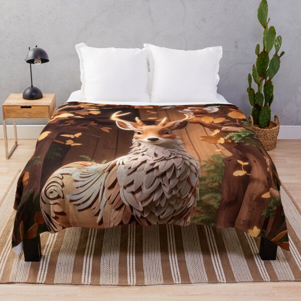Item preview, Illustrated deer in autumn designed and sold by paulrommer.