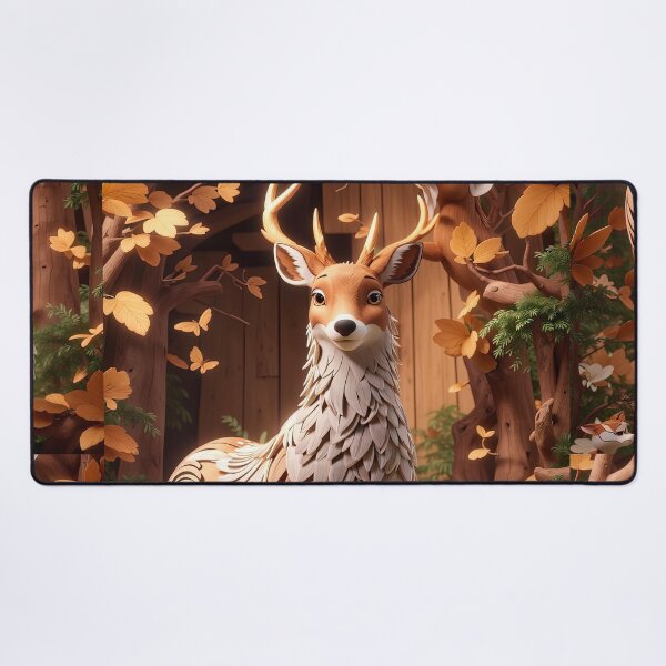 Item preview, Illustrated deer in autumn designed and sold by paulrommer.