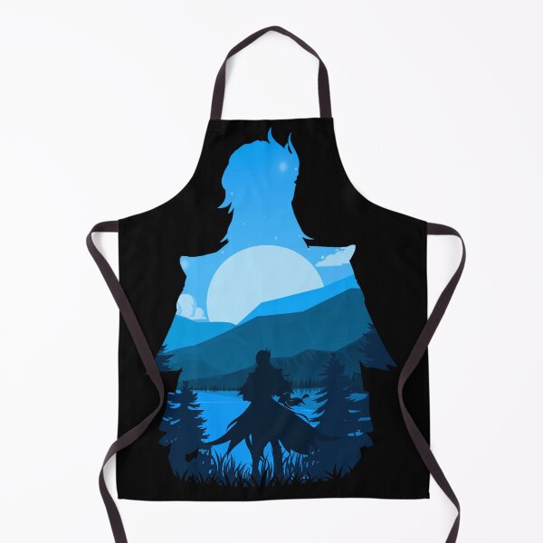 Item preview, Genshin Impact - Neuvillette *Negative Illusion* designed and sold by MyRetroArt.