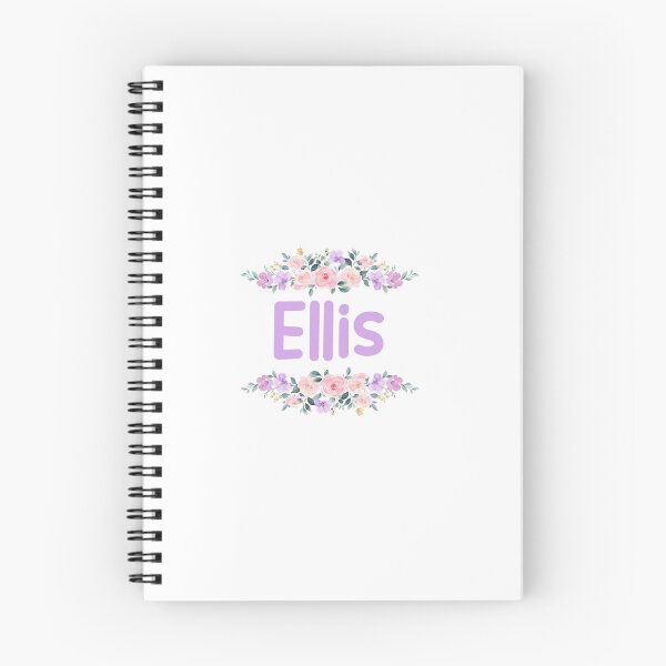 Item preview, Purple Flower Ellis Name Label designed and sold by NormadWorld.