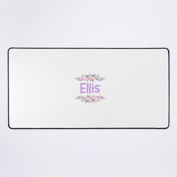 Item preview, Purple Flower Ellis Name Label designed and sold by NormadWorld.