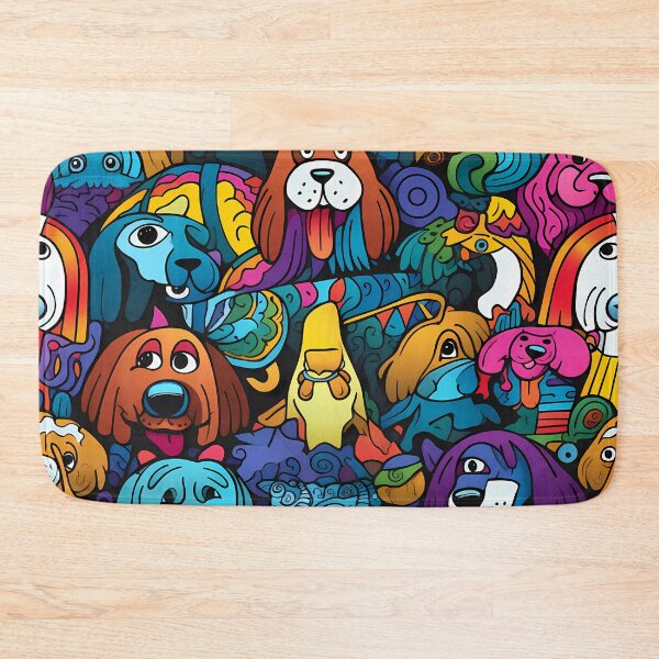Item preview, Dog Monsters Having Fun designed and sold by HisoTorDesign.