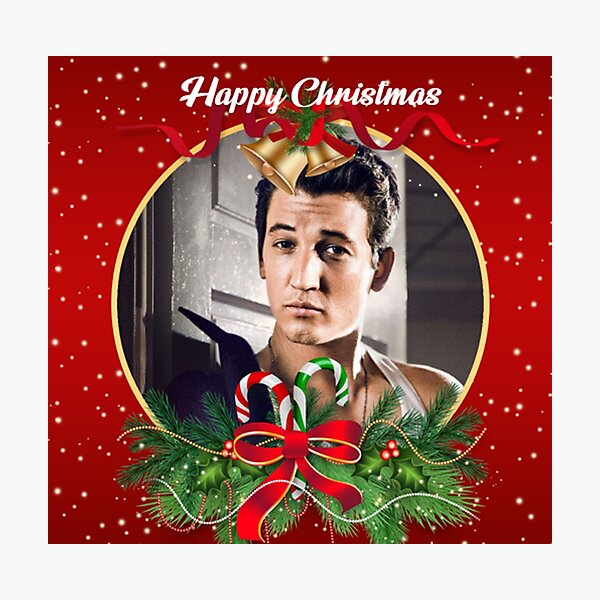 Item preview, miles teller, happy christmas designed and sold by warshipologiste.