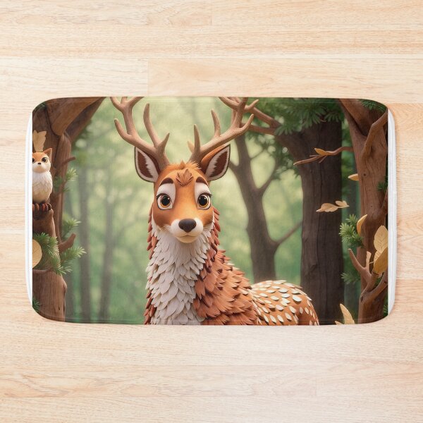 Item preview, Illustrated deer in autumn designed and sold by paulrommer.
