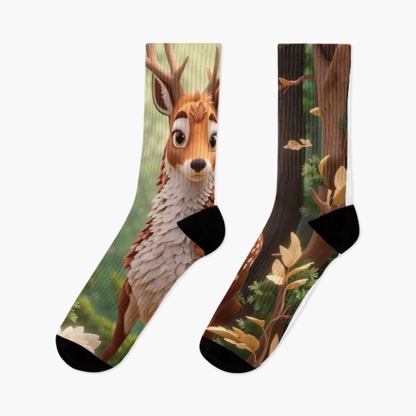 Item preview, Illustrated deer in autumn designed and sold by paulrommer.