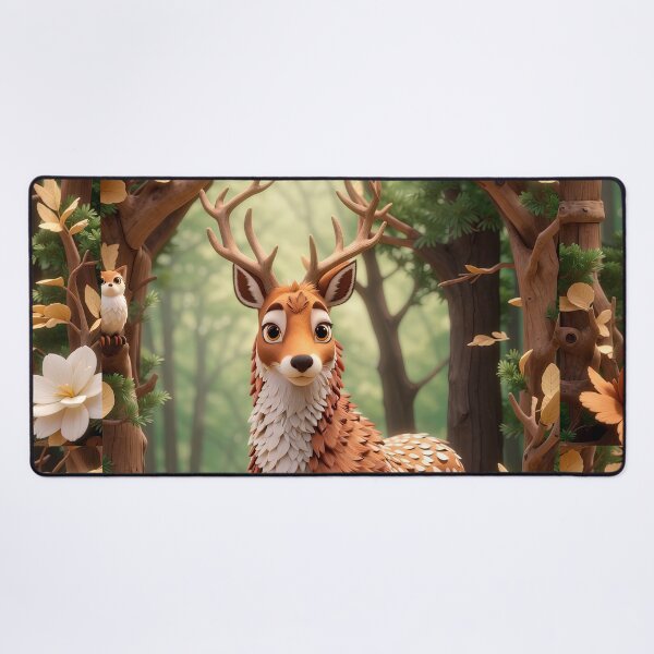 Item preview, Illustrated deer in autumn designed and sold by paulrommer.