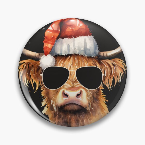 Item preview, Christmas highland cow designed and sold by MilkyForest.