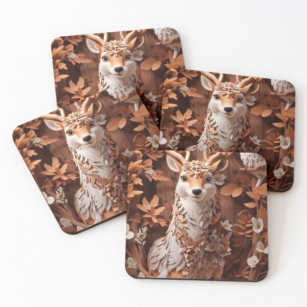 Item preview,  Illustrated deer in autumn designed and sold by paulrommer.