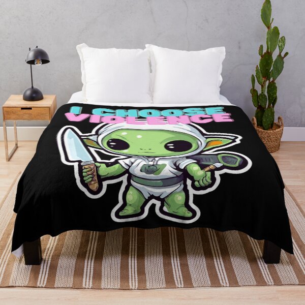Item preview, Baby Alien Choosing Violence designed and sold by CosmicVenture.