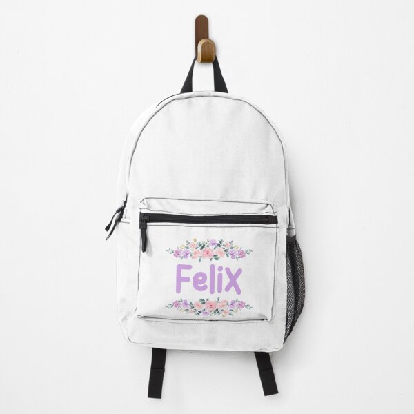Item preview, Purple Flower Felix Name Label designed and sold by NormadWorld.