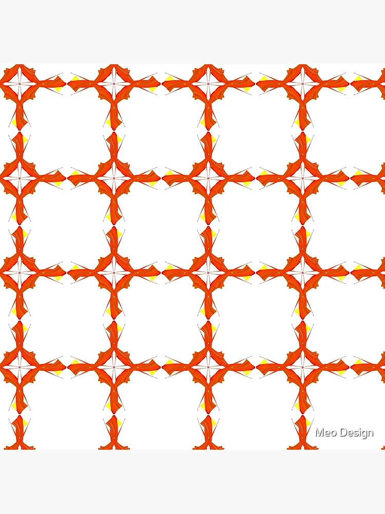 Aperçu 2 sur 2. Impression rigide avec l'œuvre La Croix Rouge créée et vendue par Meo Design.