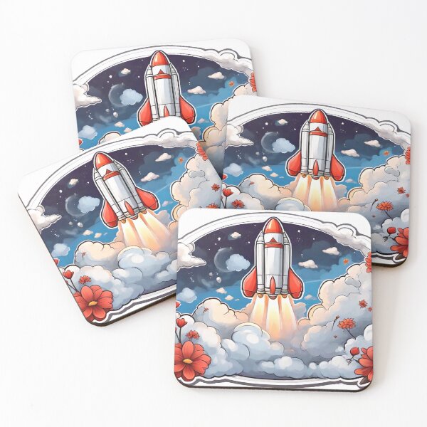 Item preview, Cloudbound Rocketry: A Coloring Extravaganza (144) designed and sold by WASjourney.