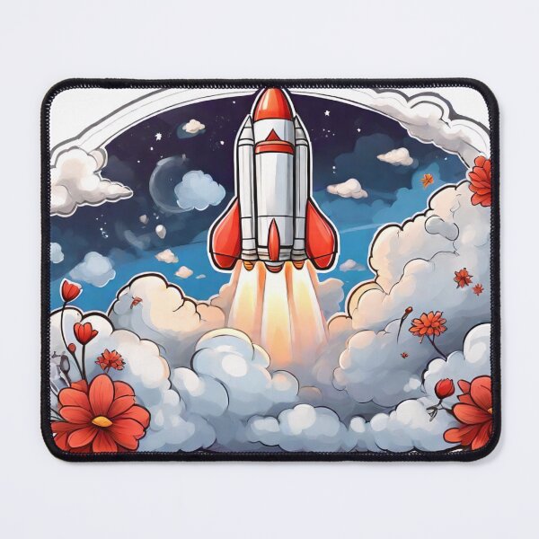 Item preview, Cloudbound Rocketry: A Coloring Extravaganza (144) designed and sold by WASjourney.