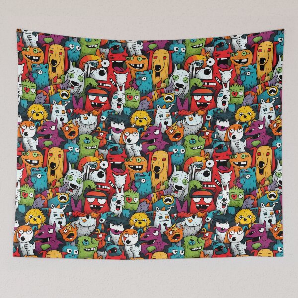 Item preview, Monster Party designed and sold by HisoTorDesign.