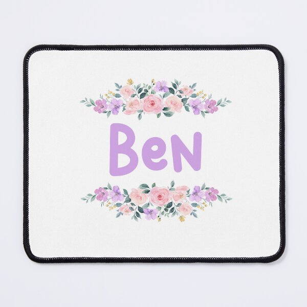 Item preview, Purple Flower Ben Name Label designed and sold by NormadWorld.
