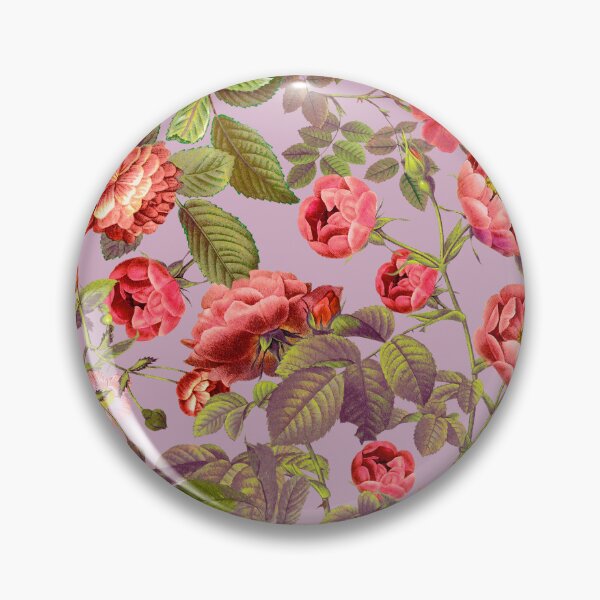 Item preview, Fondant Pink Floral Garden designed and sold by Burcu Korkmazyurek.
