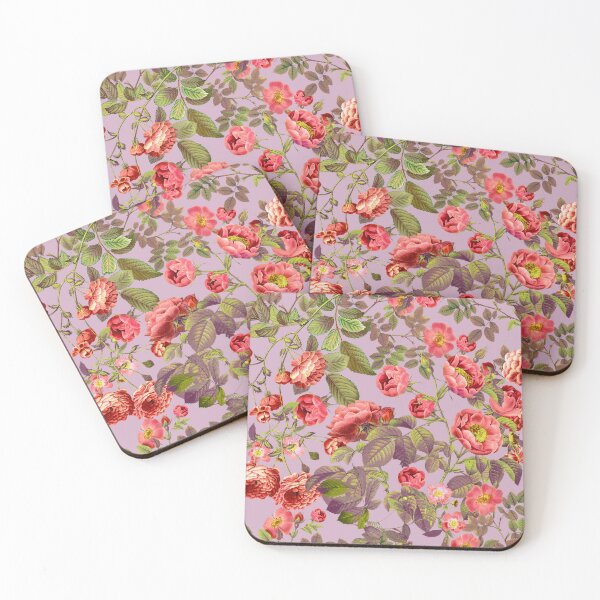 Item preview, Fondant Pink Floral Garden designed and sold by Burcu Korkmazyurek.