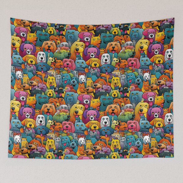 Item preview, Rainbow of Pets designed and sold by HisoTorDesign.