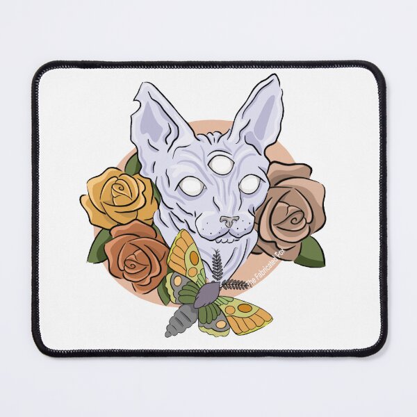 Item preview, Sphynx and Roses designed and sold by FabricatedFox.