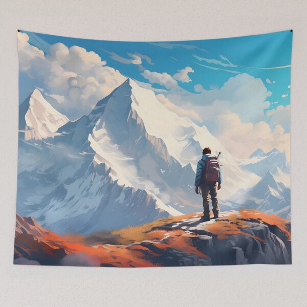 Item preview, Mountains and Climber designed and sold by FTS-Studio.