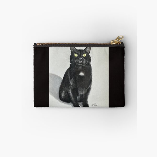 Item preview, Copie de Black cat yellow eyes original pastel drawing designed and sold by ROXANEDS.