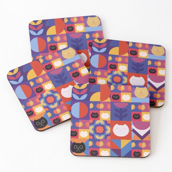 Item preview, Cat Abstract designed and sold by Stephanie McRae.