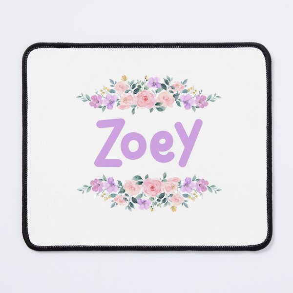 Item preview, Purple Flower Zoey Name Label designed and sold by NormadWorld.