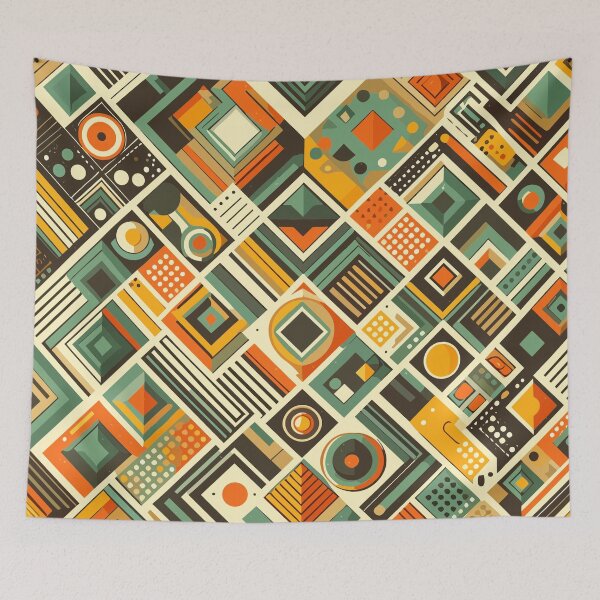 Item preview, Colorful Retro Abstract Pattern  designed and sold by GraphicsClub.