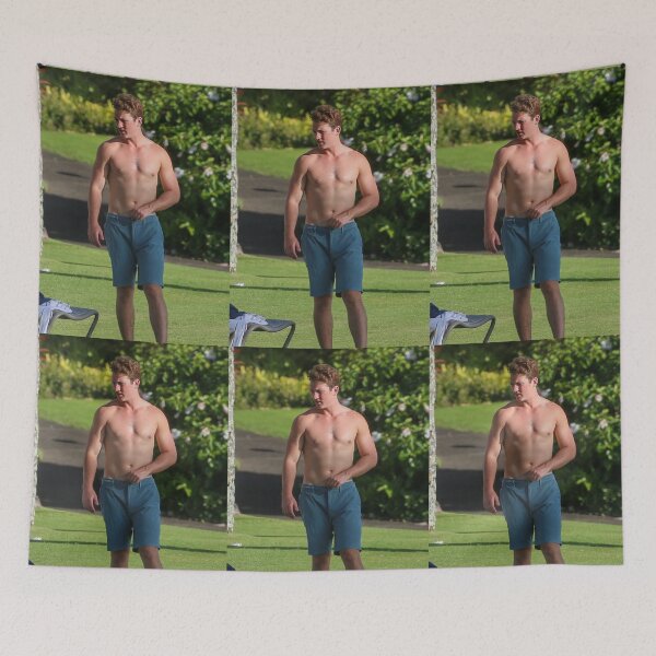 Item preview,  miles teller shirtless designed and sold by warshipologiste.