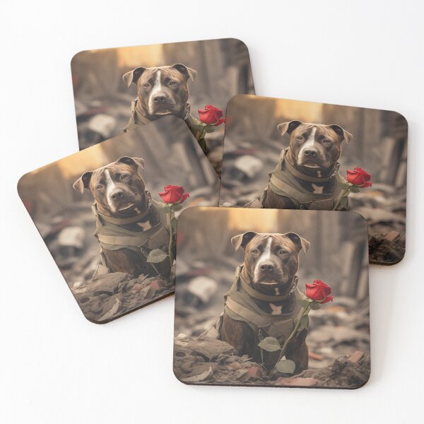 Item preview, Staffy In Ruins designed and sold by Nocturne  Paws.