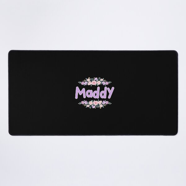 Item preview, Purple Flower Maddy Name Label (Black) designed and sold by NormadWorld.