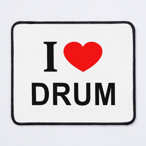 Item preview, I ❤️ DRUM I LOVE DRUM I HEART DRUM designed and sold by usernamenaijan.