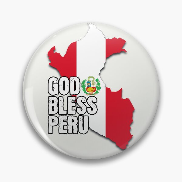 Item preview, God Bless Perú - Peruvian Map  designed and sold by ARVA-Digital.