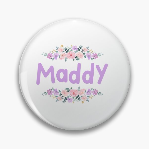 Item preview, Purple Flower Maddy Name Label designed and sold by NormadWorld.