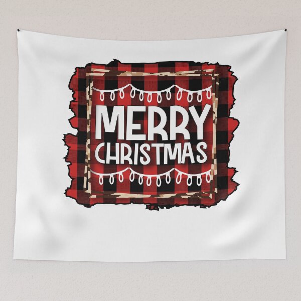 Item preview, Merry Christmas, Christmas Ornaments, Buffalo Plaid designed and sold by EsteticaVerus.